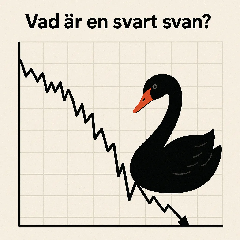 En fallande aktiekurs och en svart svan