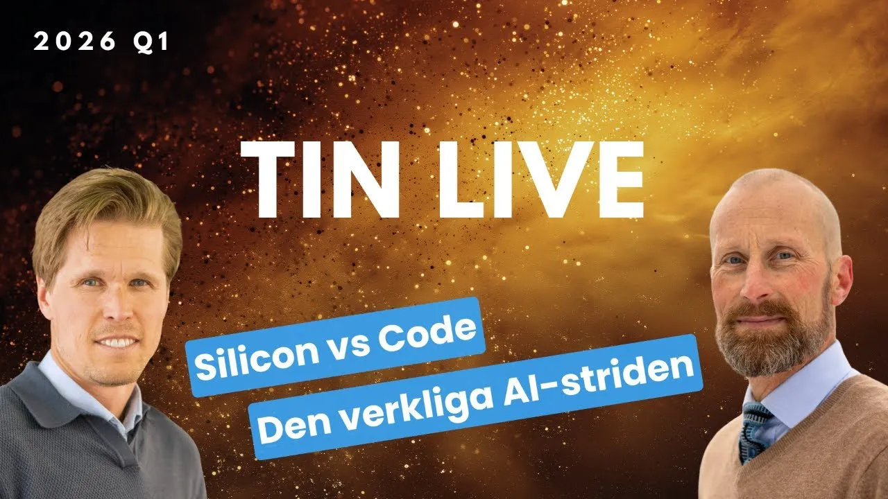 Förvaltare i studion under TIN Live Q1 2026.